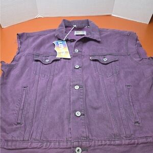 Levi's Purple Denim Vest